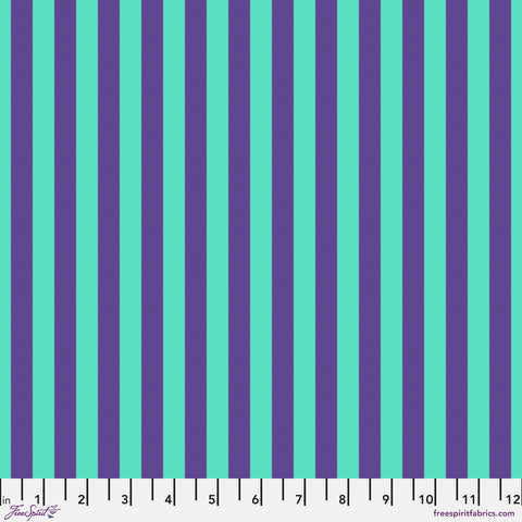 Free Spirit Tula's True Colors PWTP069 Iris Tent Stripe PRE-CUT HALF YARDS