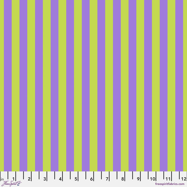 Free Spirit Tula's True Colors PWTP069 Orchid Tent Stripe PRE-CUT HALF YARDS