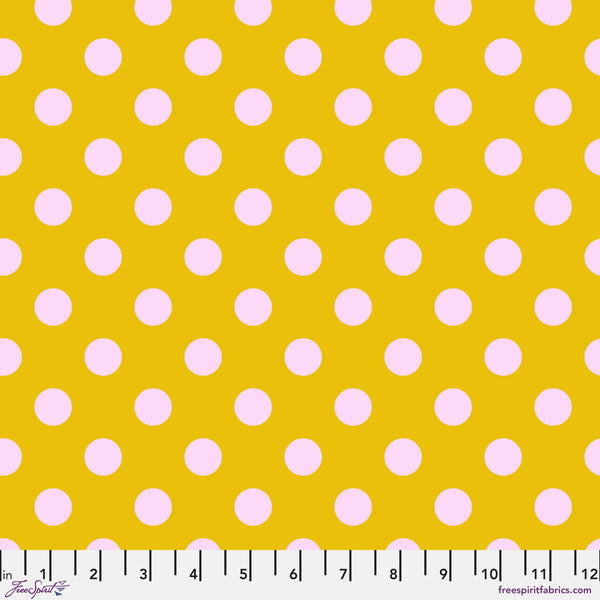Free Spirit Tula's True Colors PWTP118 Marigold Pom Pom By The Yard