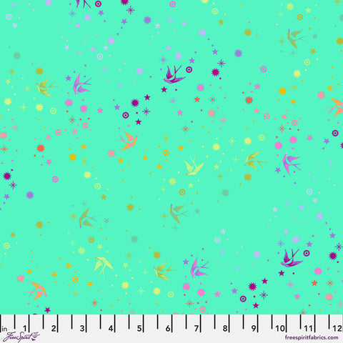 Free Spirit Tula's True Colors PWTP133 Frolic Fairy Dust PRE-CUT HALF YARDS