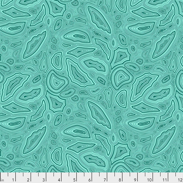 Free Spirit Tula's True Colors PWTP148 Aquamarine Mineral By The Yard