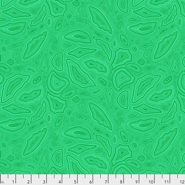 Free Spirit Tula's True Colors PWTP148 Emerald Mineral PRE-CUT HALF YARDS