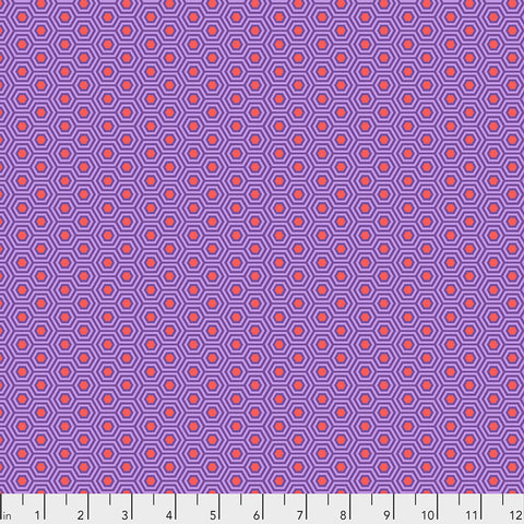 Free Spirit Tula's True Colors PWTP150 Fire Fish Hexy By The Yard