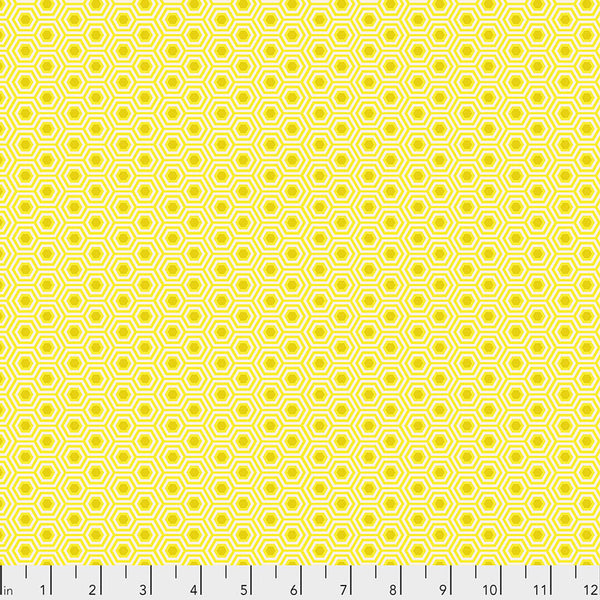 Free Spirit Tula's True Colors PWTP150 Sunshine Hexy By The Yard