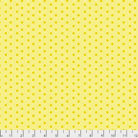 Free Spirit Tula's True Colors PWTP150 Sunshine Hexy By The Yard