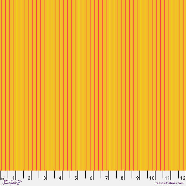 Free Spirit Tula's True Colors PWTP186 Sunrise Tiny Stripes PRE-CUT HALF YARDS
