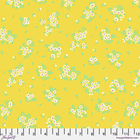 Free Spirit Tula's True Colors PWTP253 Buttercup What A Ditz PRE-CUT HALF YARDS