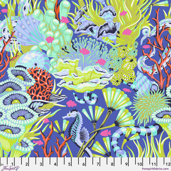 Free Spirit Floral Reef PWTP264 Marine Reef What You Sew By The Yard