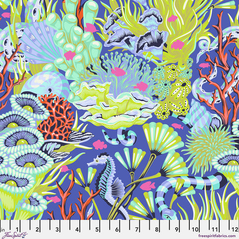 Free Spirit Floral Reef PWTP264 Marine Reef What You Sew By The Yard