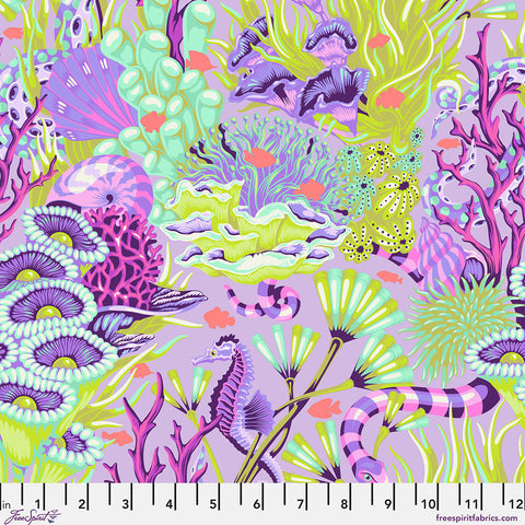 Free Spirit Floral Reef PWTP264 Ultraviolet Reef What You Sew By The Yard