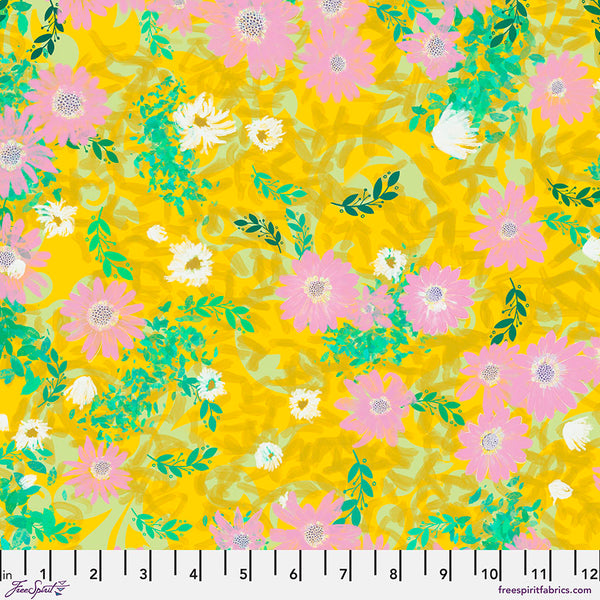 Free Spirit Next Door Garden PWVF021 Yellow Divine By The Yard