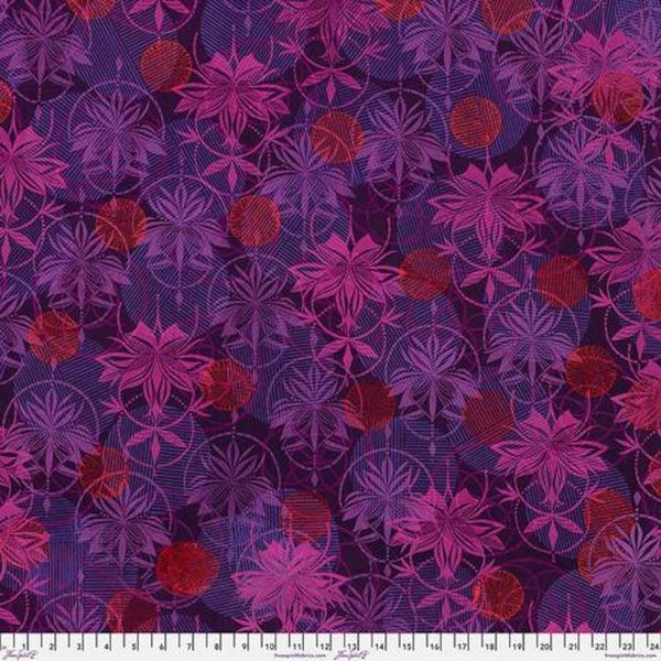 Free Spirit Grace PWVW031 Aubergine Fearless By The Yard