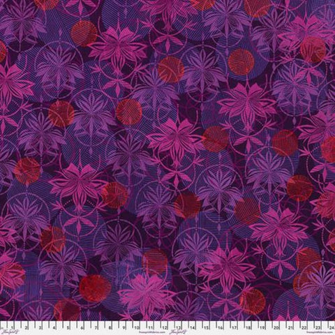 Free Spirit Grace PWVW031 Aubergine Fearless By The Yard