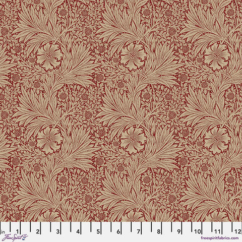 Free Spirit The Original Morris & Co. PWWM006 RED Marigold By The Yard