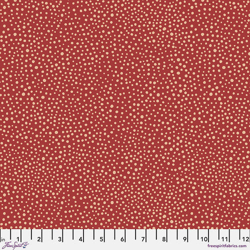 Free Spirit The Original Morris & Co. PWWM008 RED Seaweed Dots By The Yard