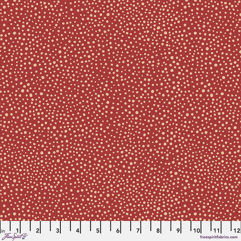 Free Spirit The Original Morris & Co. PWWM008 RED Seaweed Dots By The Yard