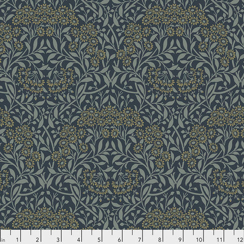 Free Spirit The Original Morris & Co. PWWM035 INK Michaelmas Daisy By The Yard