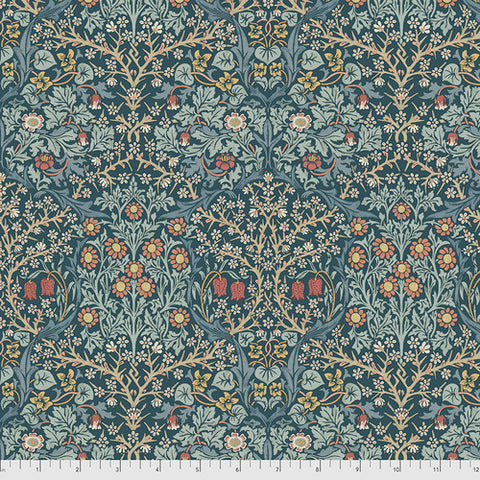 Free Spirit The Original Morris & Co. PWWM055 INDIGO Blackthorn By The Yard
