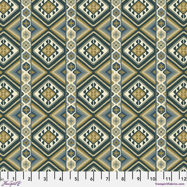 Free Spirit Emery Walker PWWM101 Sunflower Dorothy's Kilim By The Yard