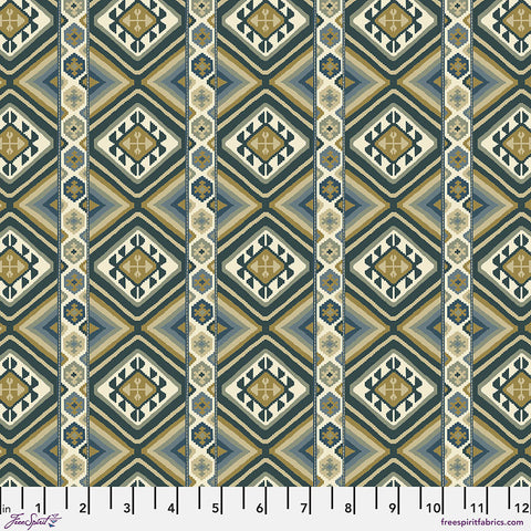 Free Spirit Emery Walker PWWM101 Sunflower Dorothy's Kilim By The Yard