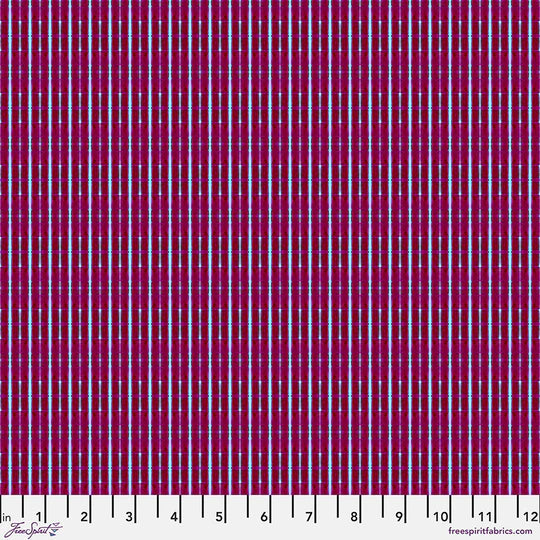 Free Spirit Mosaic PWWR051 Plum Stria Small By The Yard