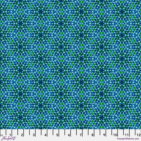 Free Spirit Kaleidoscope PWWR059 Viridian Magnetic By The Yard