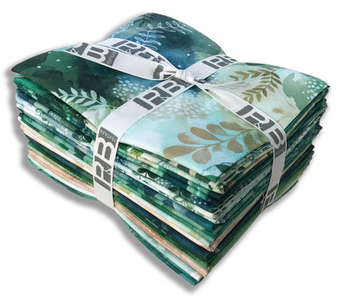 P&B Textiles Pre-Cut 15 Piece Fat Quarter Bundle - Nature Story