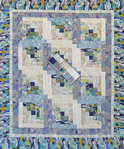 Painter's Joy 2 12 Block Log Cabin Kit.