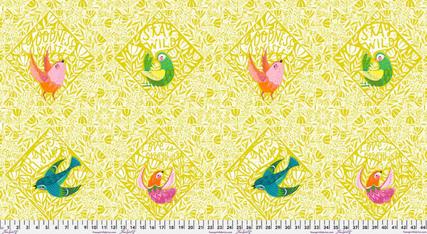 Free Spirit What The Birds Said PWCD162 What The Birds Said Tile 24" PANEL By The PANEL (Not Strictly By The Yard)