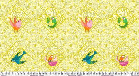 Free Spirit What The Birds Said PWCD162 What The Birds Said Tile 24" PANEL By The PANEL (Not Strictly By The Yard)
