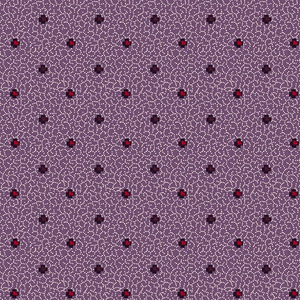 Henry Glass & Co. Pansy For Your Thoughts 1698 55 Purple Cross By The Yard