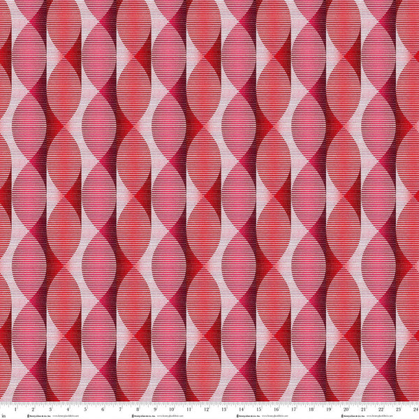 Henry Glass & Co. Patriotic Pop 3477 81 Red & White Streaming Stripes By The Yard