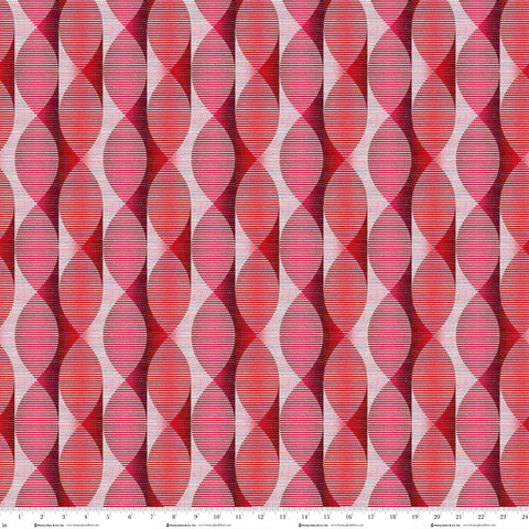 Henry Glass & Co. Patriotic Pop 3477 81 Red & White Streaming Stripes By The Yard