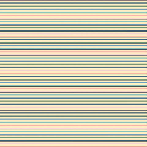 Poppie Cotton Painted Blossoms PB24666 Picket Fence Yellow By The Yard