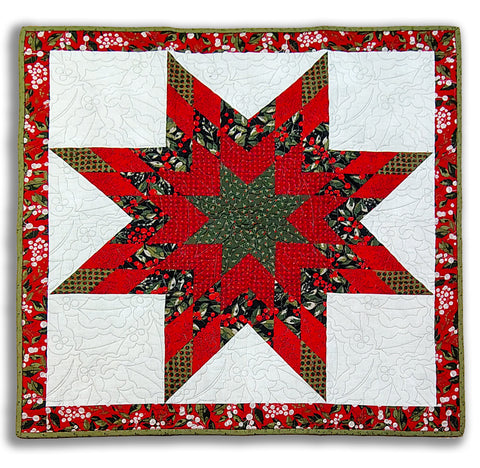 Fully Finished Lone Star 32 x 32" Wall Hanging - Pine Valley