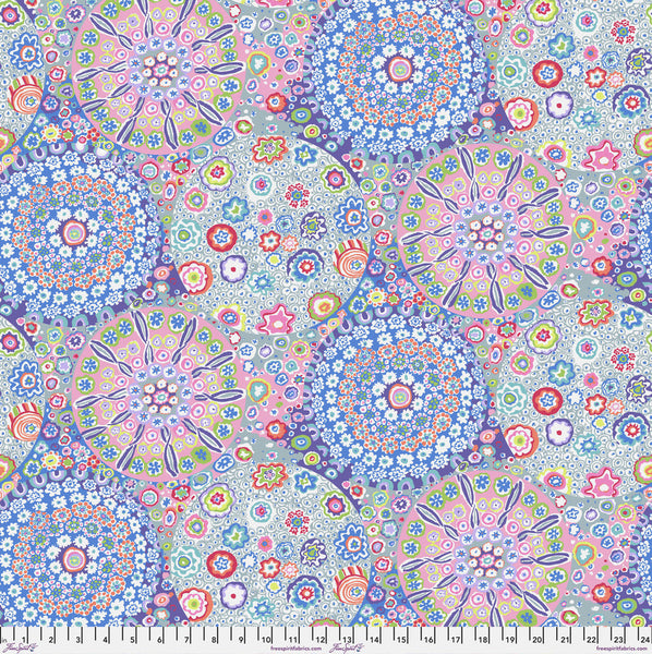 Free Spirit Kaffe Fassett EXTRA WIDE QBGP006 Pastel Millefiore 108" WIDE - 3 YARD CUT