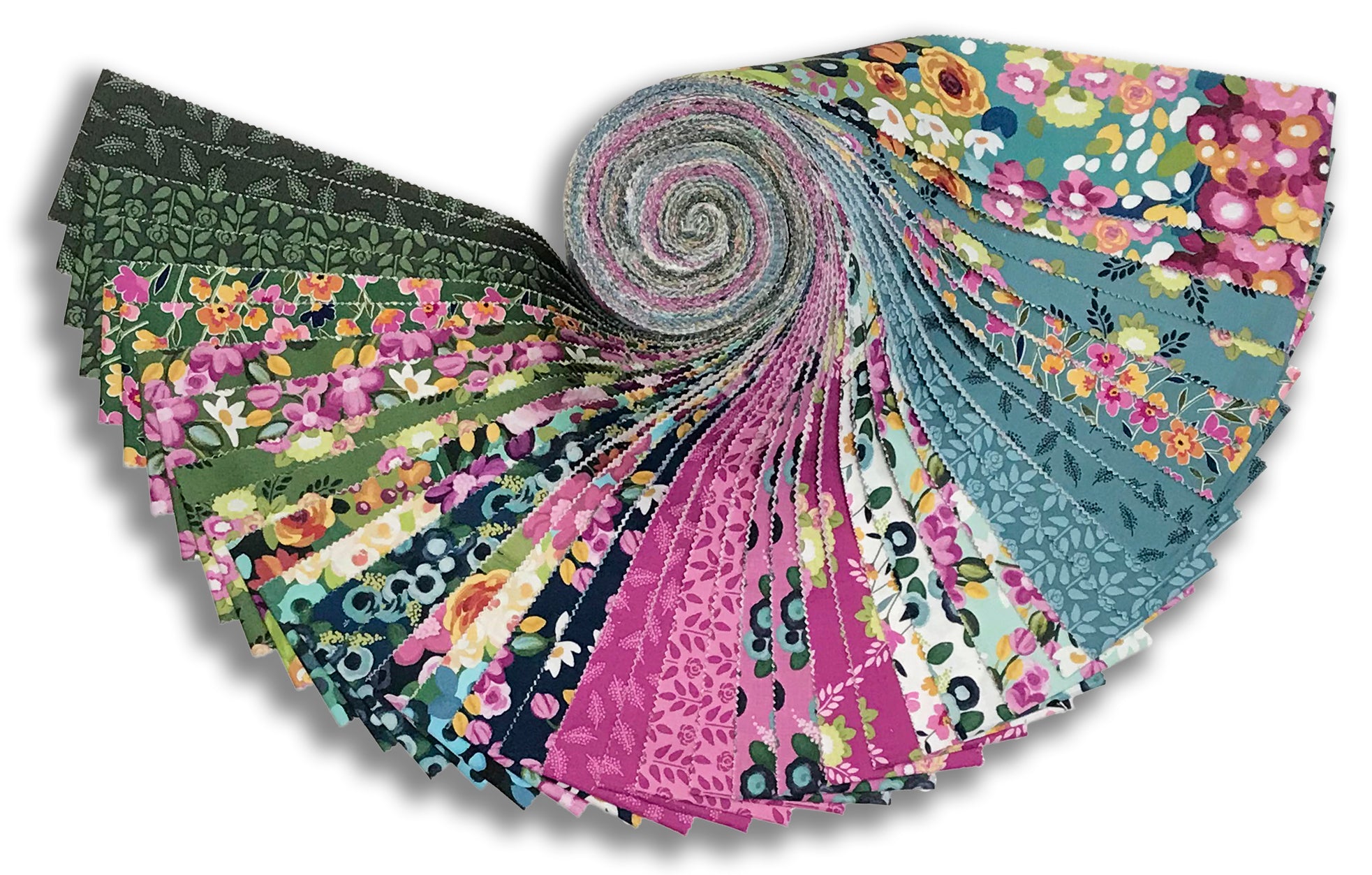 Doodlebug Design Bundle Of Joy Rolie Polie Jelly Roll – 40 Strips 2.5”x44”, Riley Blake Cotton Fabric RP-15290-40