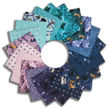 Riley Blake Pre-Cut 21 Piece Fat Quarters FQ 16580 21 - Celtic Cats