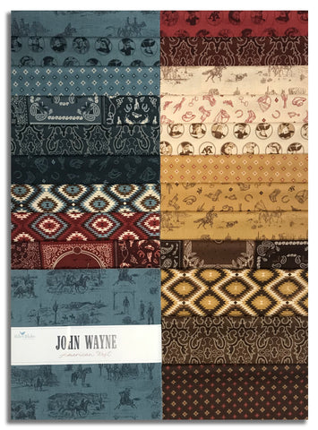 Riley Blake Pre-Cut 42 Piece 10" Stacker Layer Cake Squares - 16620 42 - John Wayne American West