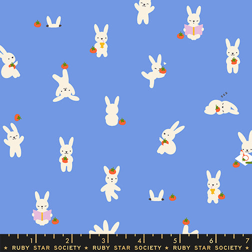 Moda Persimmon RS1118 16 Lindley Blue Bun E & Sammy By The Yard