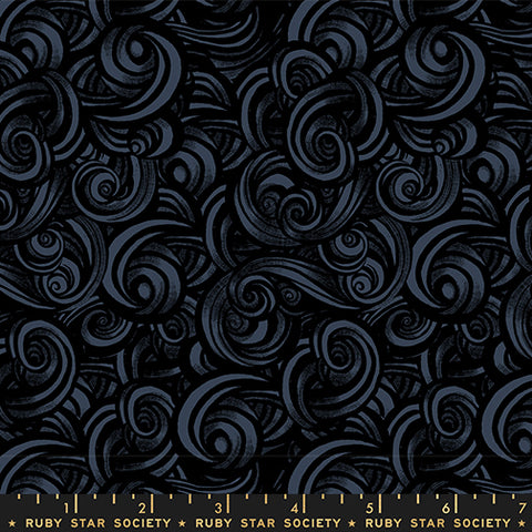Moda Fireglow RS2135 16 Black Smoke Swirls By The Yard