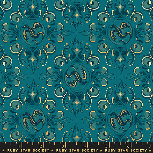 Moda Fireglow RS2136 14M Galaxy Dragon Emblems By The Yard