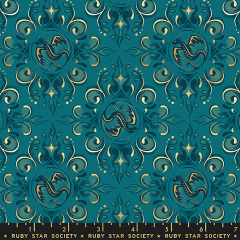 Moda Fireglow RS2136 14M Galaxy Dragon Emblems By The Yard