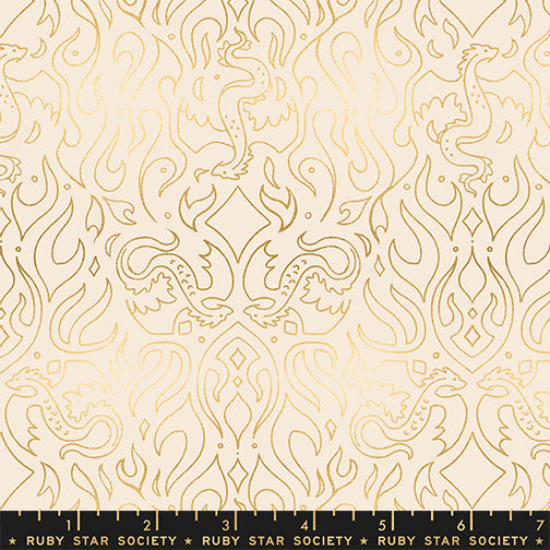Moda Fireglow RS2137 11M Shell Metallic Scribe By The Yard