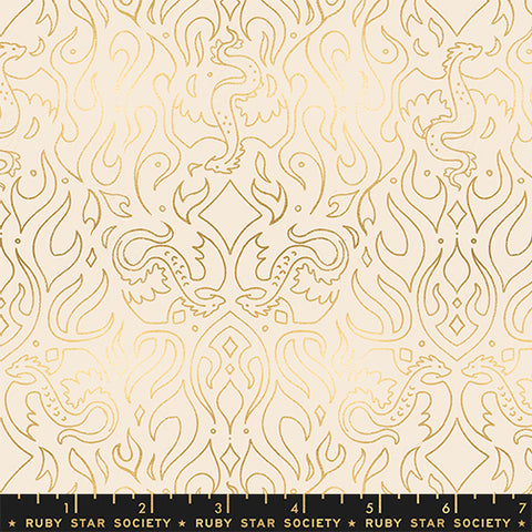 Moda Fireglow RS2137 11M Shell Metallic Scribe By The Yard