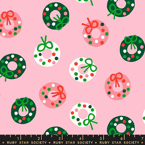 Moda Merry Happy RS3099 13 Melody Pink Bough Down By The Yard