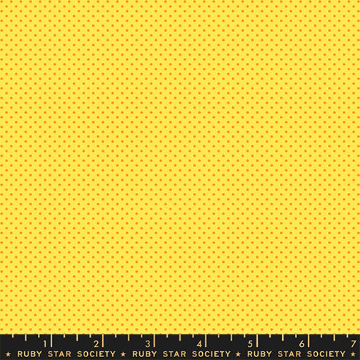 Moda 1 800 Calico RS4102 34 Chrome Yellow Mini Dot By The Yard