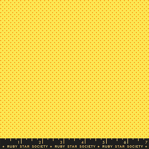 Moda 1 800 Calico RS4102 34 Chrome Yellow Mini Dot By The Yard