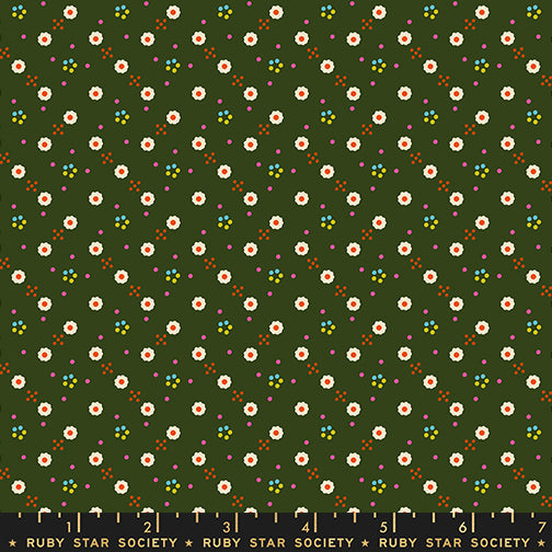 Moda 1 800 Calico RS4170 16 Mossy Bandana Ditsy By The Yard