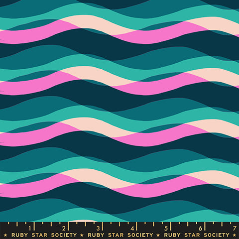 Moda Ruby Star Society Poolside Too RS5198 15 Peacock Waves By The Yard